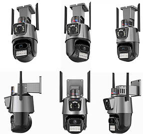 Камера на 2 лінзи працює через Wi-Fi P11 6mp (2*3mp)