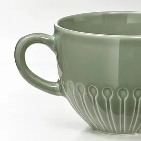 СТРІММІГ чашка, кам'яна кераміка блідо-сіро-зелений, 36 cl