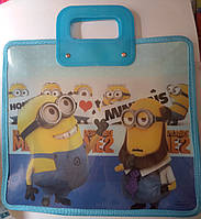 Папка пластикова (з пластиковими ручками) Мультяшки