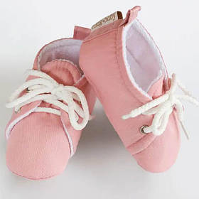 Пінетки для малюків бавовняні 8-10 см (0-6 місяців) MagBaby рожевий