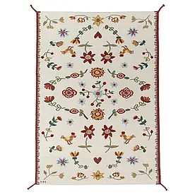 НІККГРЕС килим, пласке плетіння, різнокольоровий/ручна робота, 170x240 см