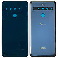 Задня кришка LG V50 ThinQ 5G V500 (чорна Оригінал)