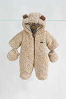 Хутряний комбінезон дитячий "Teddy" Коричневий Хіт!