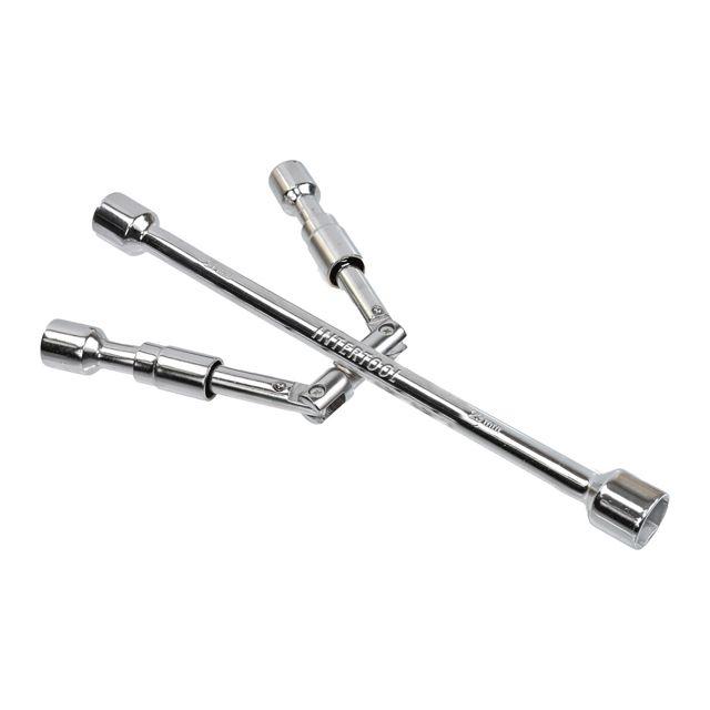 Ключ балонний розкладний 17*19*21*23мм INTERTOOL HT-1596, фото 1