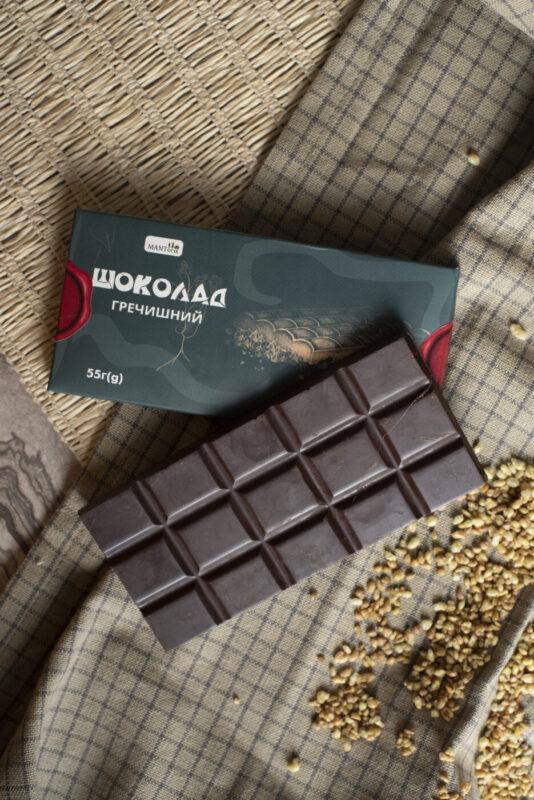 Гречишний шоколад 55 грамів Manteca, фото 1