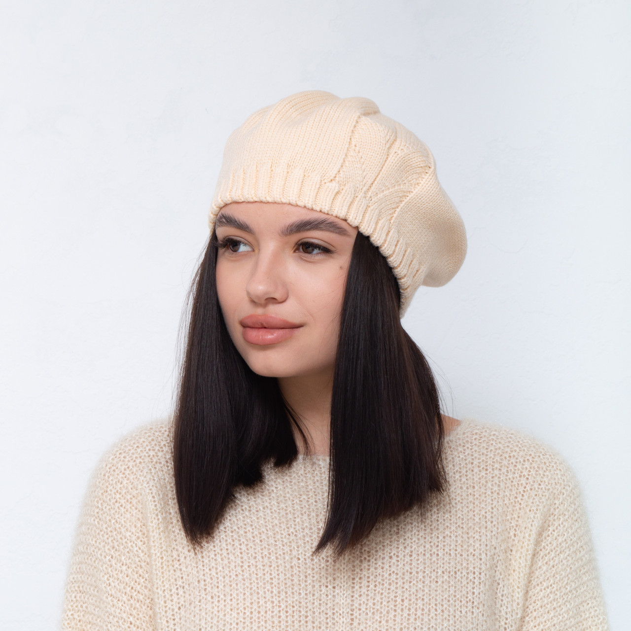 Берет Gera (кашемір) персик