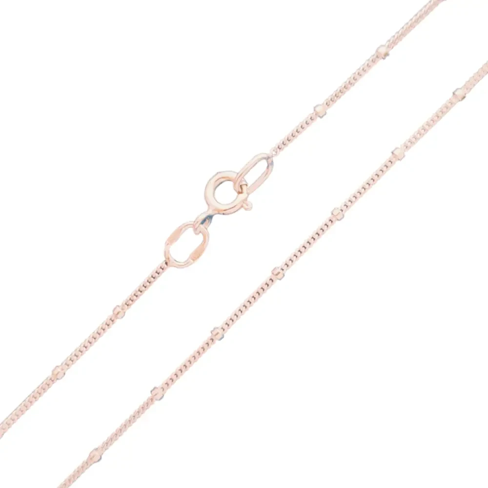 Ланцюжок з кульками з срібла Сатурн-Панцир 93101103041