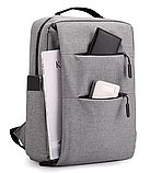 Рюкзак Oxford сірий для студента шкільний для підлітка для старшої школи 8 9 10 11 класу молодіжний для коледжу, фото 7