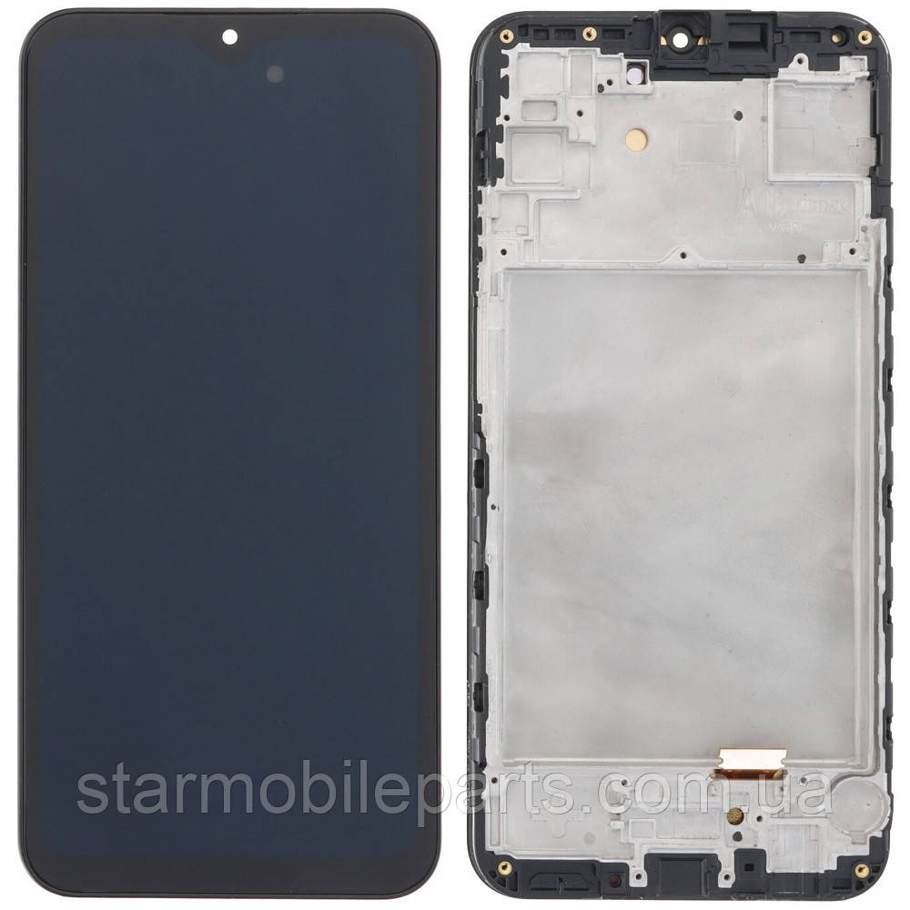 Дисплей Samsung Galaxy M15 5G SM-M156 із сенсором та рамкою, чорний OLED, (Small LCD) | модуль, фото 1