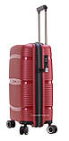 Валіза Snowball велика L поліпропілен червона 77х51х31см/105л/3.6кг, фото 4