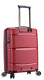 Валіза Snowball велика L поліпропілен червона 77х51х31см/105л/3.6кг, фото 2