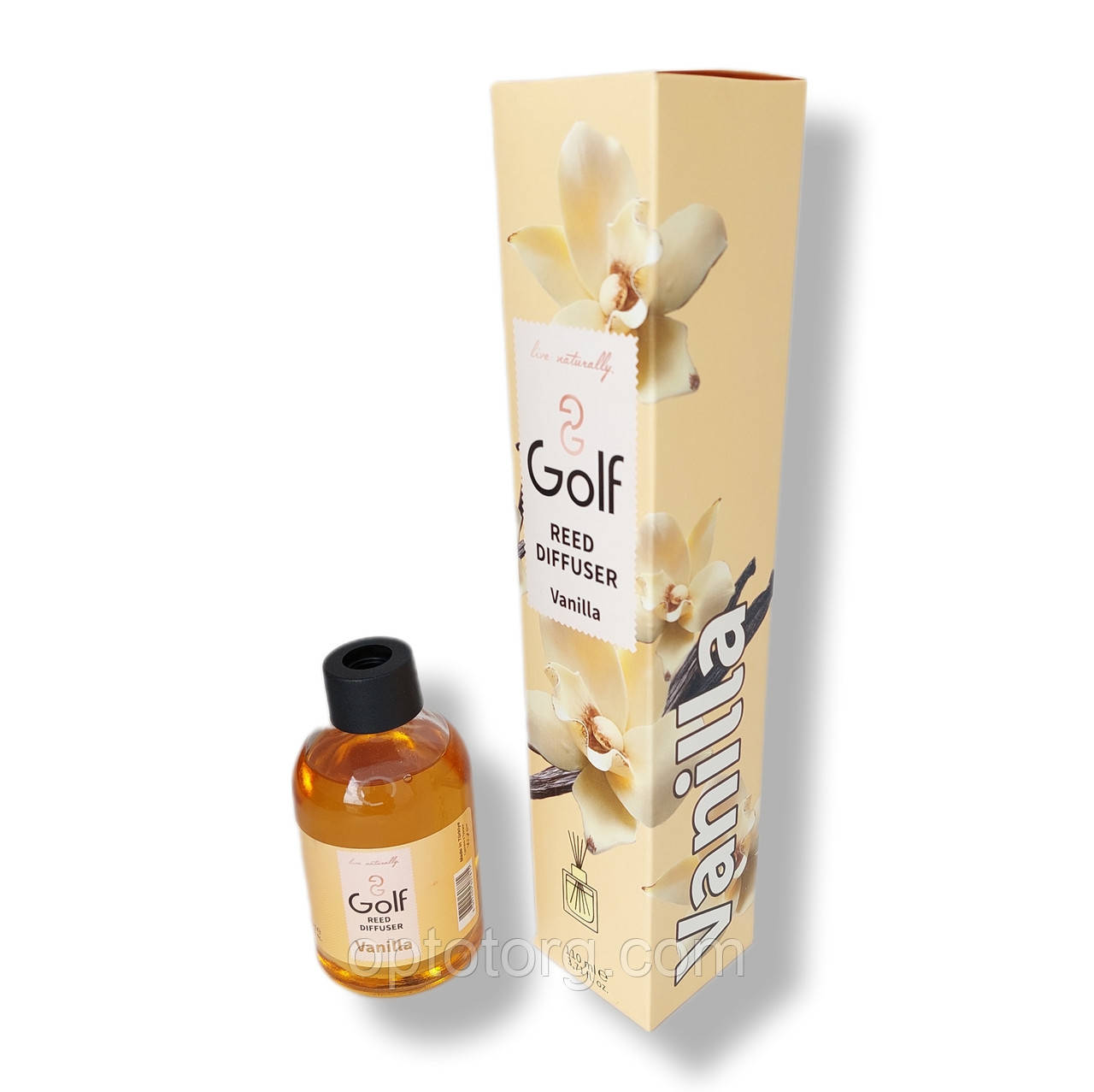 Аромадифузор із паличками Golf 110 мл Vanilla, фото 1