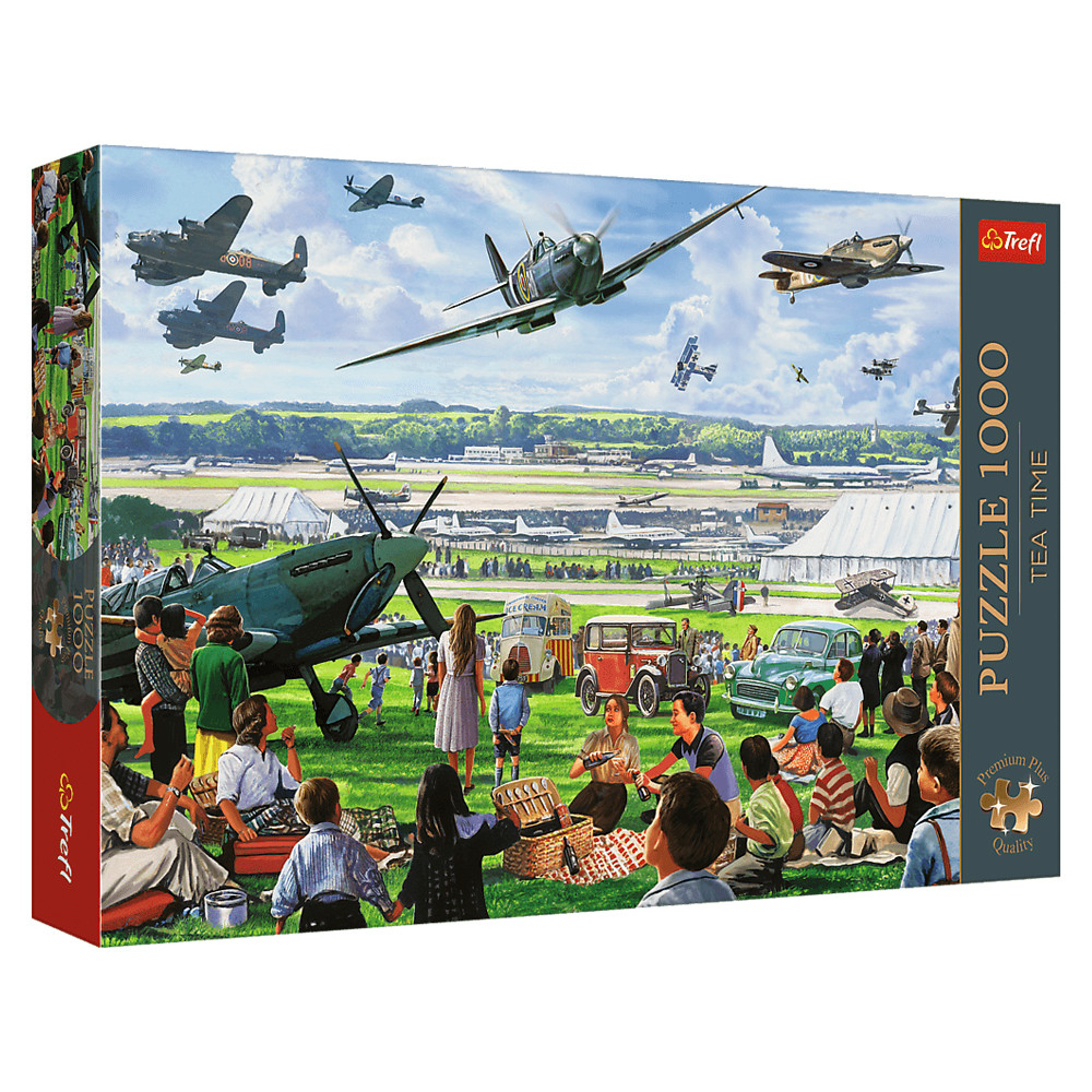 Пазл "Час чаювання. Авіашоу" 1000 елементів Trefl Premium Plus Quality (5900511108460)