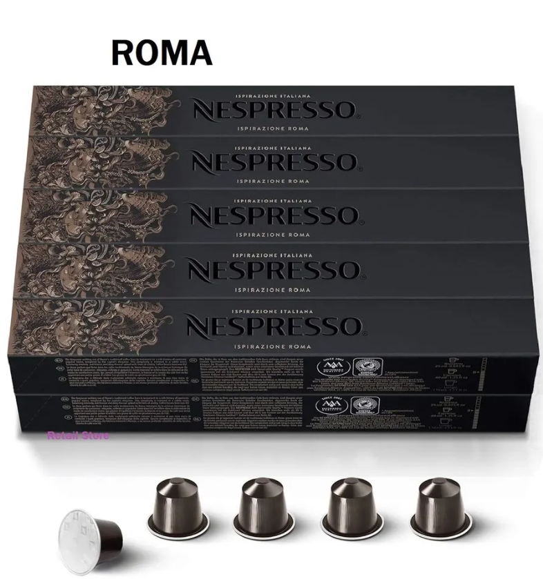 Кава в капсулах Nespresso Roma - Кава в капсулах Неспрессо (тубус 10 капсул)