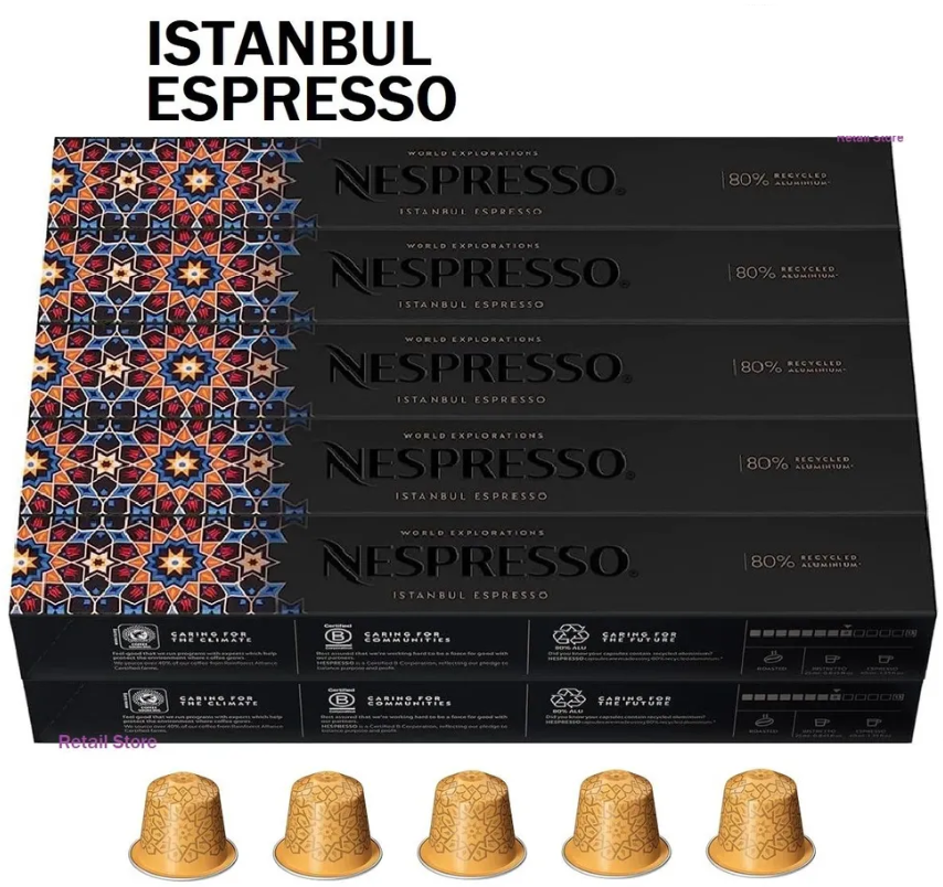 Кава в капсулах Nespresso Istanbul limited Edition Тубус 10 капсул, фото 1