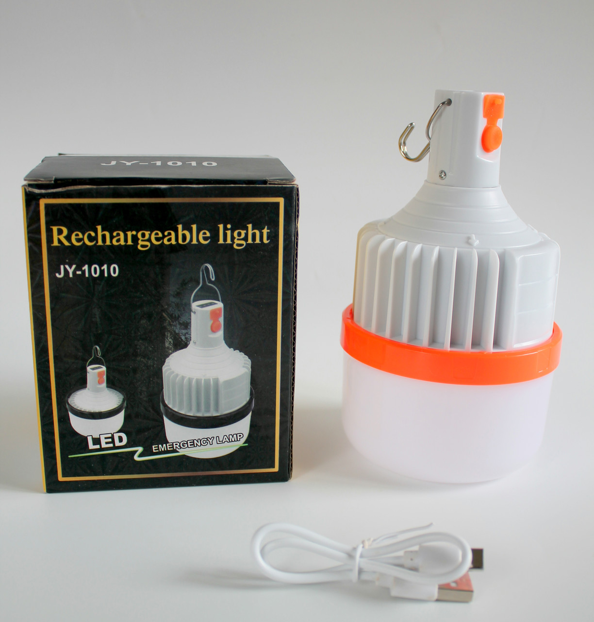 Лампа для кемпінгу підвісна з гачком акумуляторний світильник, фото 1