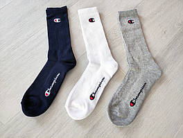 Champion шкарпетки 3 шт. набір чоловічі утеплені з мохрою розмір 39-42 оригінал Y08QG