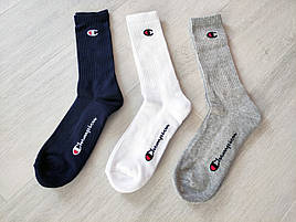 Champion шкарпетки 3 шт. набір чоловічі утеплені з мохрою розмір 43-46 арт. Y08QG, оригінал