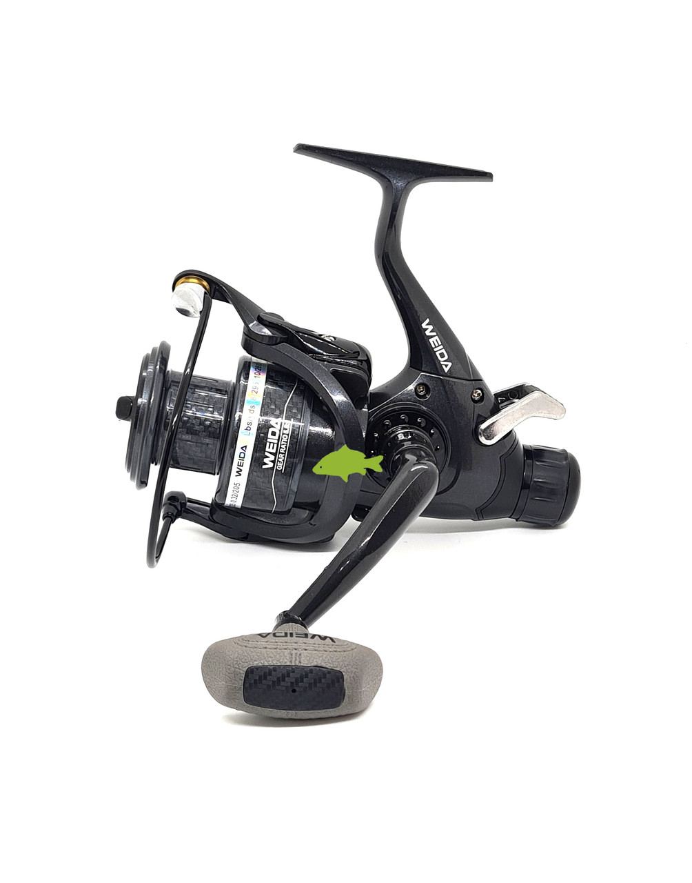 Катушка Weida HFQ 4000 (3bb; 5.5:1), котушка з бейтранером (пластикова шпуля), фото 1