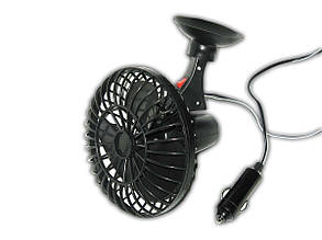 Вентилятор для авто 5" ВН.12.531 на присосці 12V (з фіксатором)