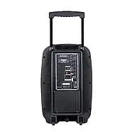 Переносна акустична система на колесах з 2 радіомікрофонами Temeisheng A18X Портативна Bluetooth колонка, фото 4