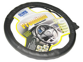 Обплетення шкіра 017 L чорна