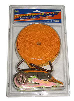 Стяжка вантажу 3T х47мм х10м ST-213-10 OR(у пластику) (компл.), фото 1