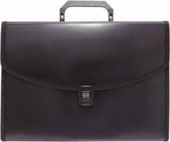 Портфель 3 відд  А4 ВМ 3734-01 чорний 700 мкн