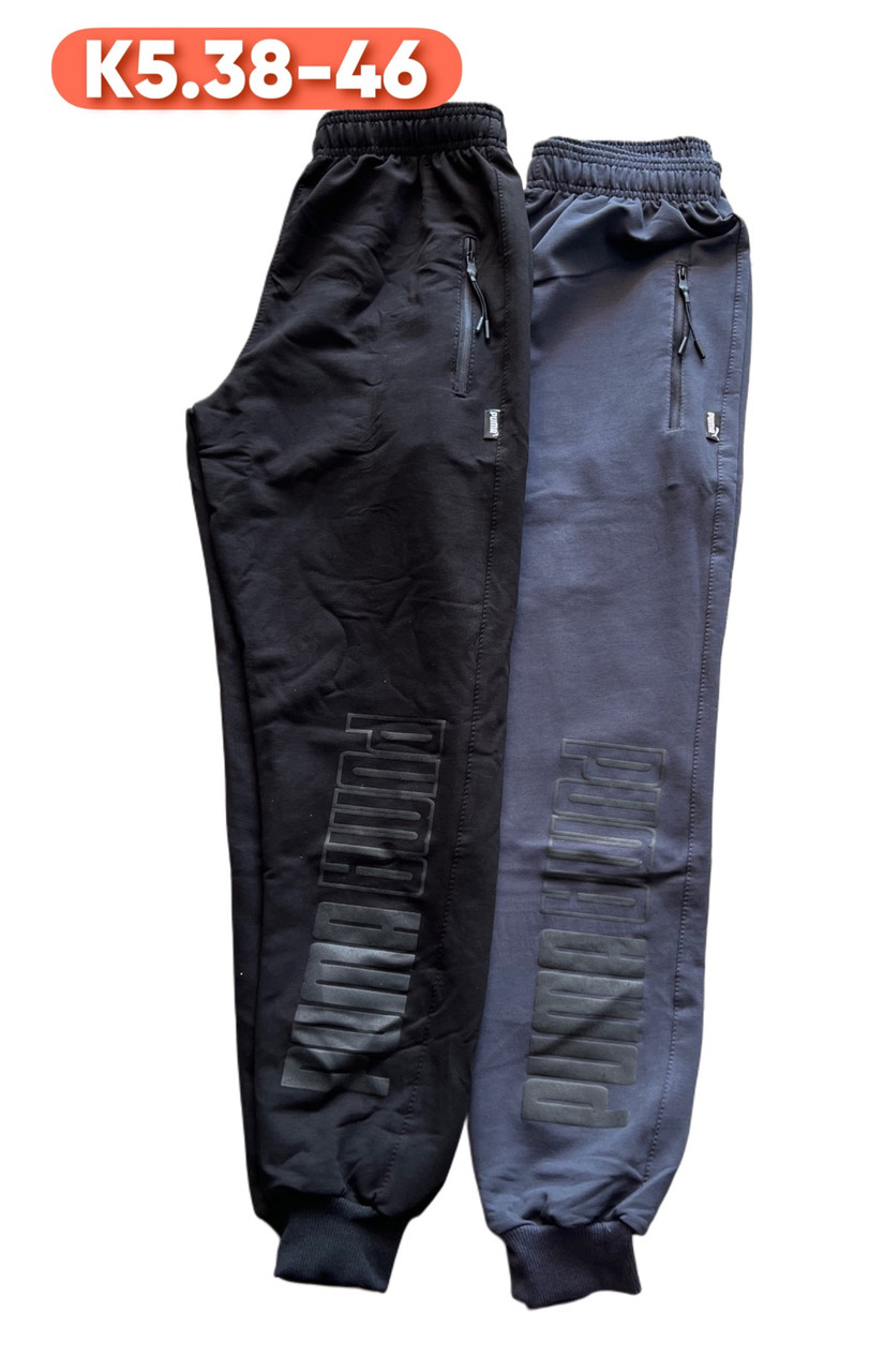 Штани дитячі підліток трикотаж Бренд розмір 38-46 (від 5 шт.)