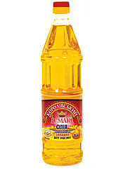 Олія соняшникова для салатів нерафінована ДСТУ Королівський смак 1 літр (920 г) у пластиковій пляшці