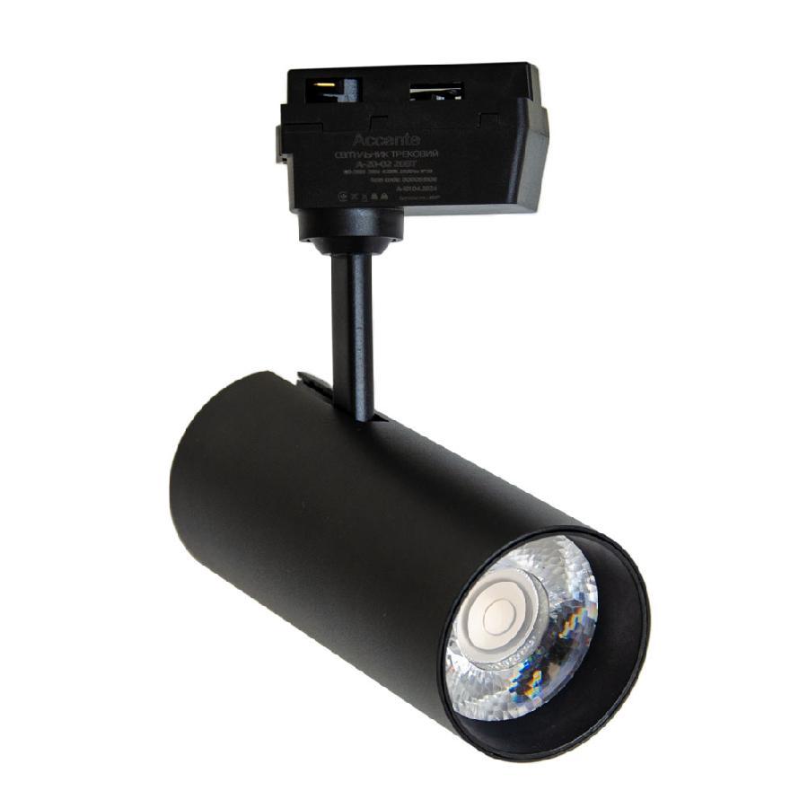 Трековий світильник Accente A-20-02 20Вт 4200К чорний 000059108