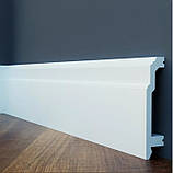 Ударостійкий плінтус з дюрополімеру Cezar LPC-26, висотою 103мм. Доставка. Польща, фото 2