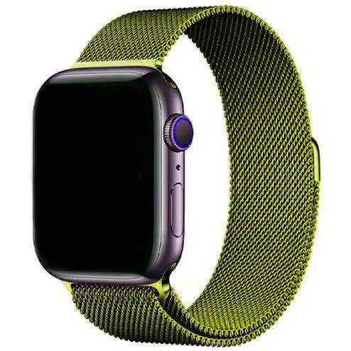 Ремінець для Apple Watch Milanese loop 38/40/41 mm (Салатовий)