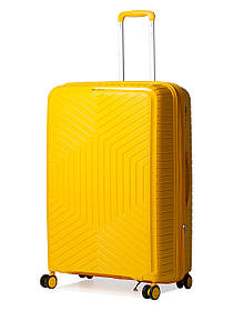 Валіза велика L поліпропілен жовта 77х53х32(+5)см/133л/4.4кг/Snowball