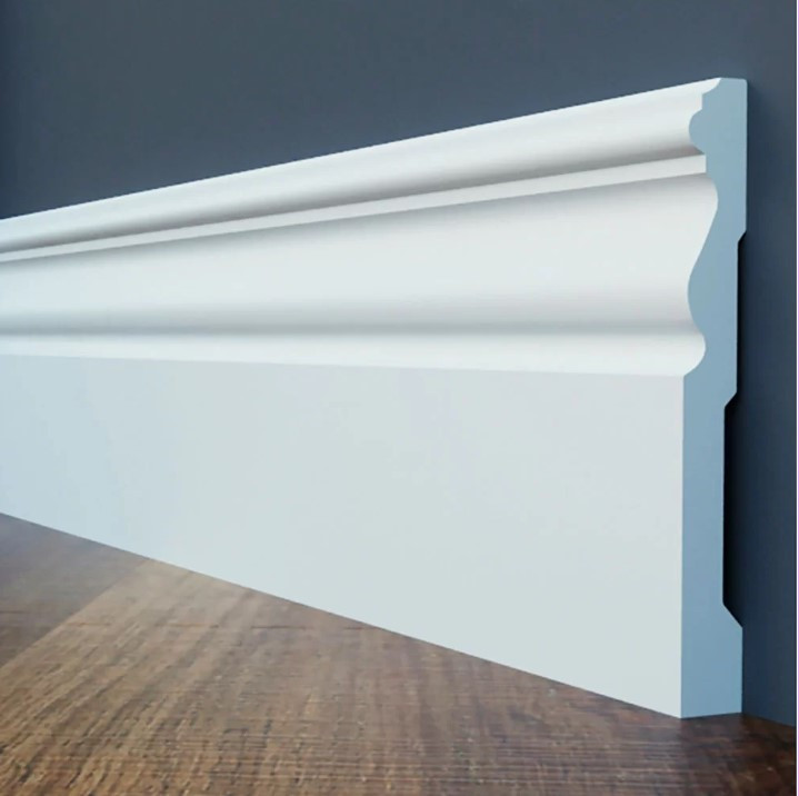 Ударостійкий плінтус LPC-09 Cezar з дюрополімер висотою 119 мм. Польща, фото 1