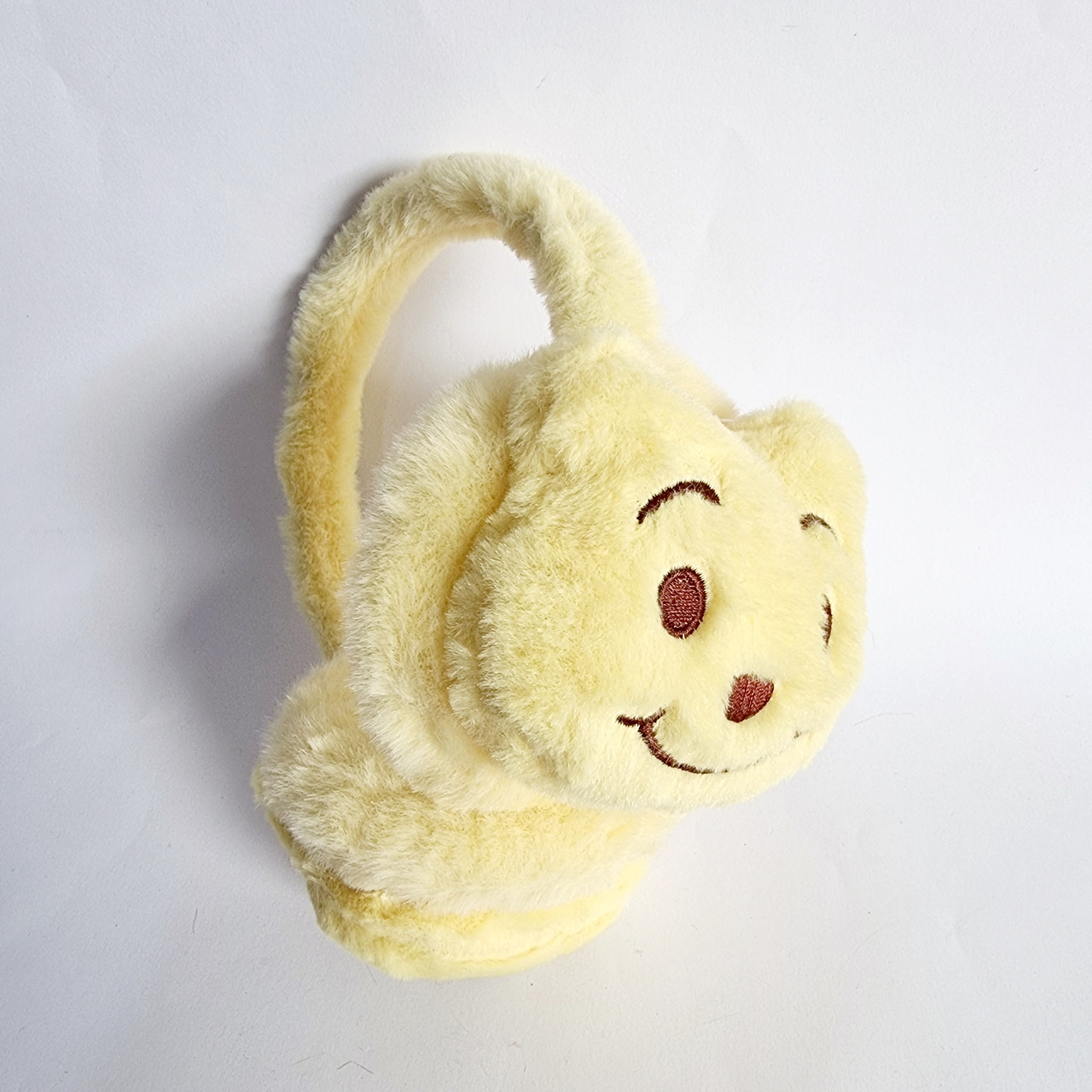 Хутряні дитячі навушники Віні Пух, об'єм 52-56 см