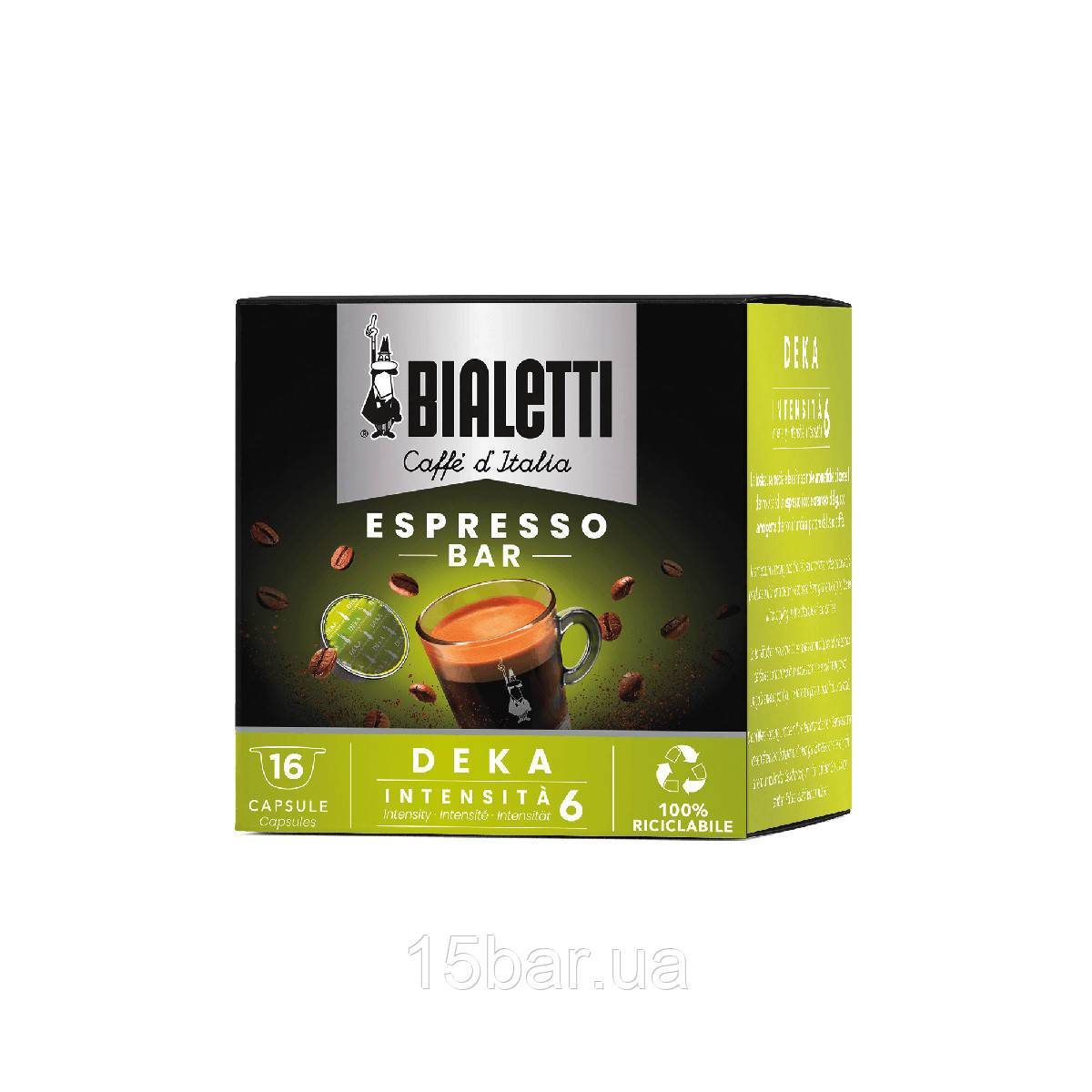 Кава у капсулах Bialetti Espresso Bar Deka