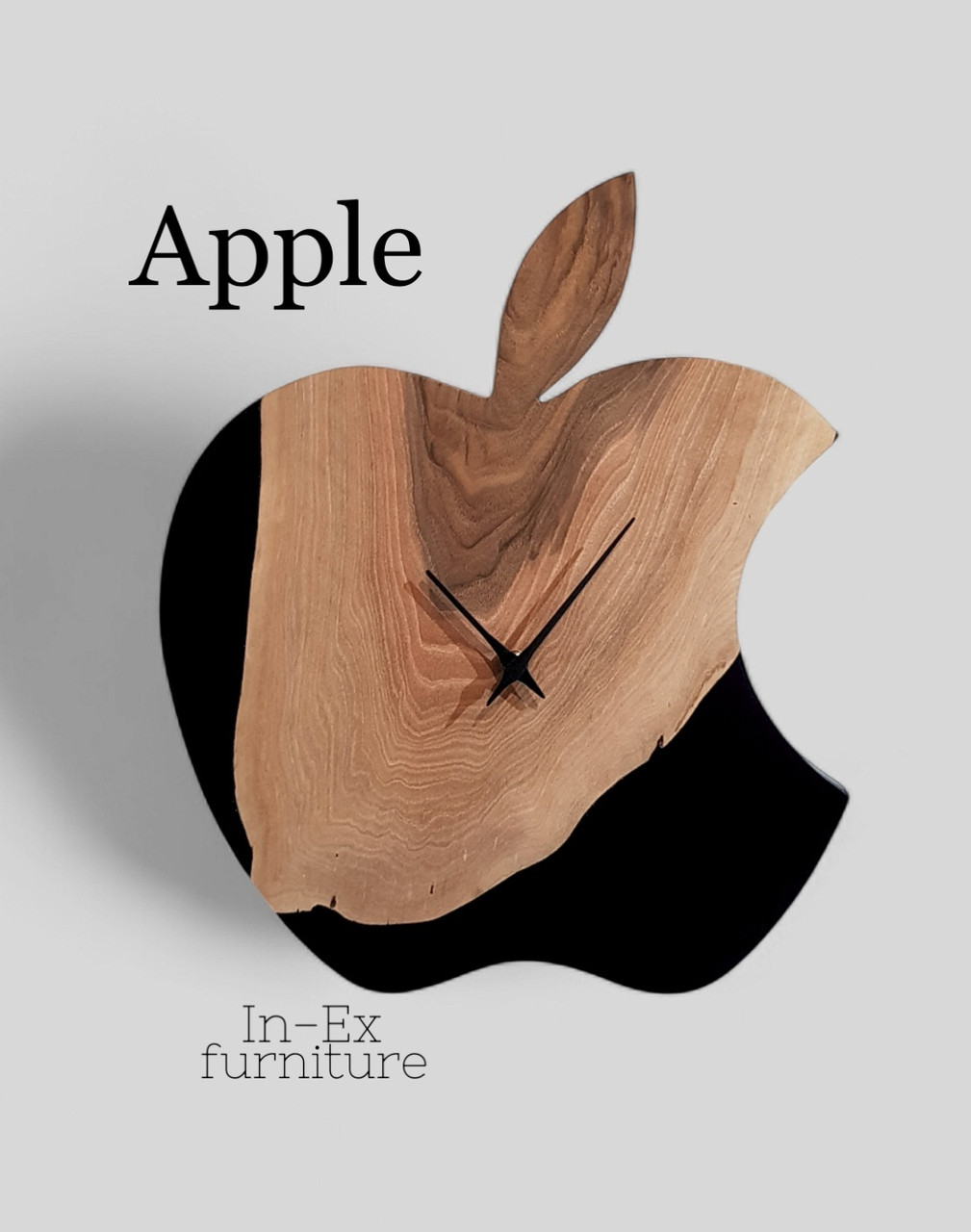 Настінний декоративний годинник Apple