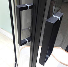 Душовий бокс VERONIS BKV1 06 90x90х193 см на глибокому піддоні без даху прозоре скло розсувні двері, фото 5