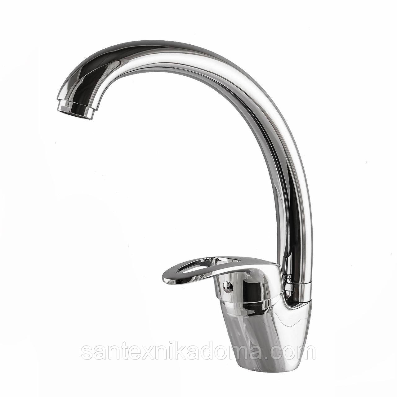 Змішувач на кухню Globus Lux Caprice GLCA-0103S латунь на шпильці