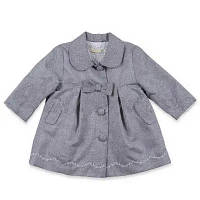 Плащ для дівчинки Ceremony 23563 сірий 74-86