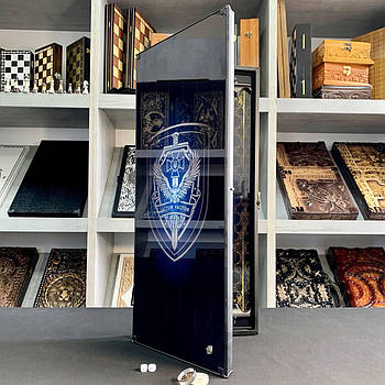 Нарди зі скла Шеврон 61×27×5 см подарунок