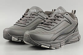 Кросівки чоловічі шкіряні сірі Bona 946F Бона Розміри 41 43 44 45