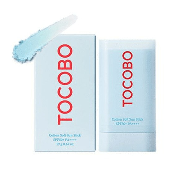 Сонцезахисний крем у стіку Tocobo Cotton Soft Sun Stick Spf50+ Pa++++, 19 гр (060041)