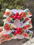 Бантики під вишиванку ♥️ Гумки або шпильки вісківанка Гумки під вишиванку Вишиванка 55 грн, фото 4