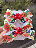 Бантики під вишиванку ♥️ Гумки або шпильки вісківанка Гумки під вишиванку Вишиванка 55 грн, фото 3