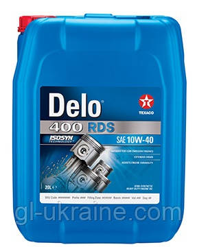 Моторна олива TEXACO Delo 400 RDS 10W-40, 20л (804161HOE)