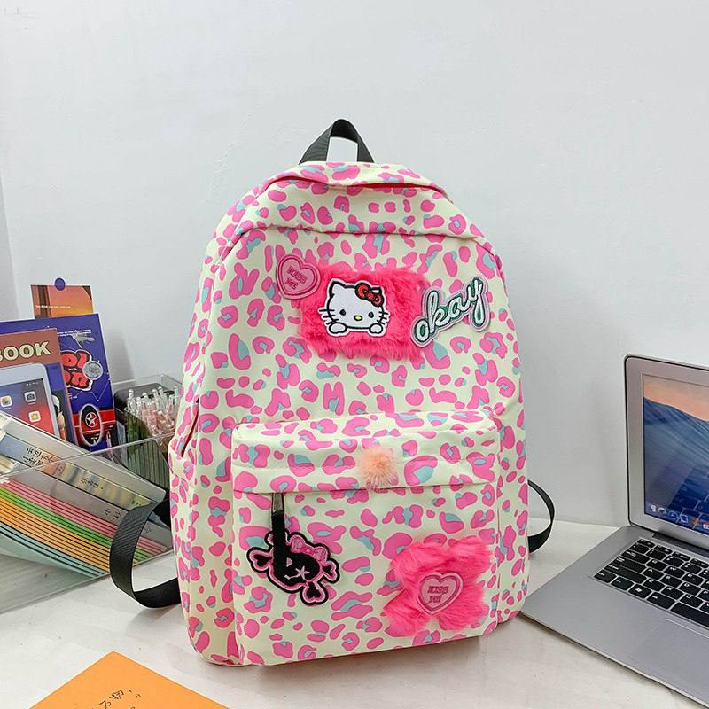 Рожевий рюкзак Hello Kitty - Портфель в школу-садочок для дівчинки хелоу кіті