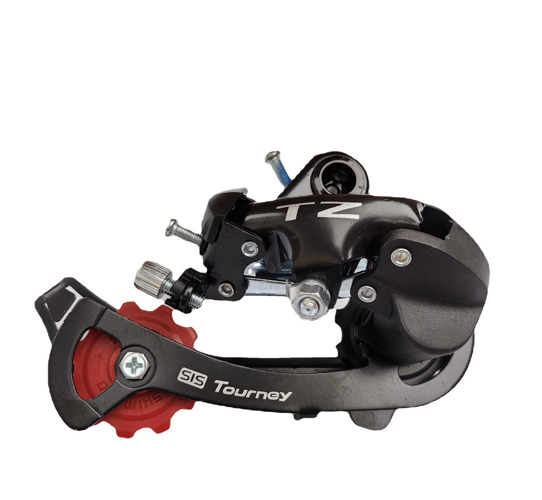 Задній перемикач швидкостей, Shimano Tourney RD-TZ50, 6/7 шв., SIS, чорний болт