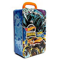 Металевий контейнер для зберігання машинок серії «Monster Trucks» Hot Wheels HWCC21